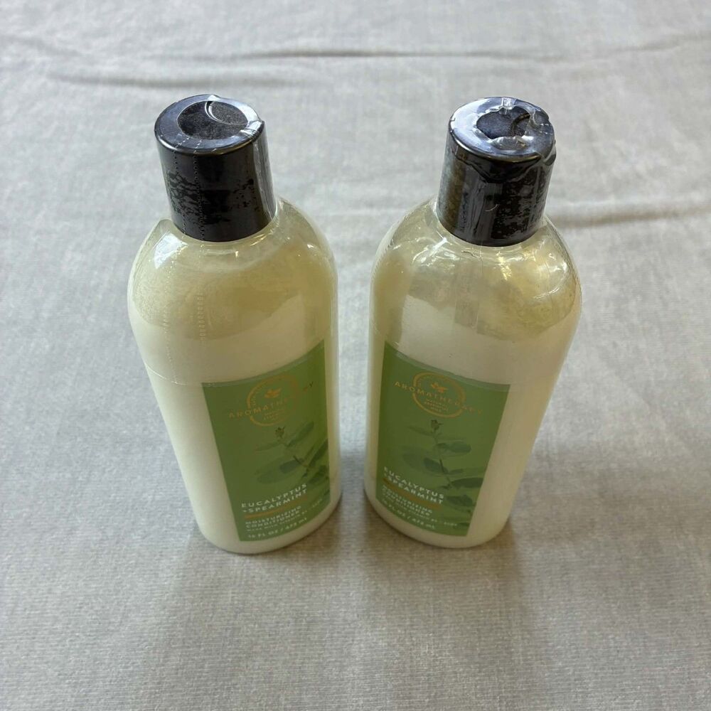 Bath & Body Works Eucalyptus Spearmint Conditioner 16 oz Aromatherapy Lot 2
